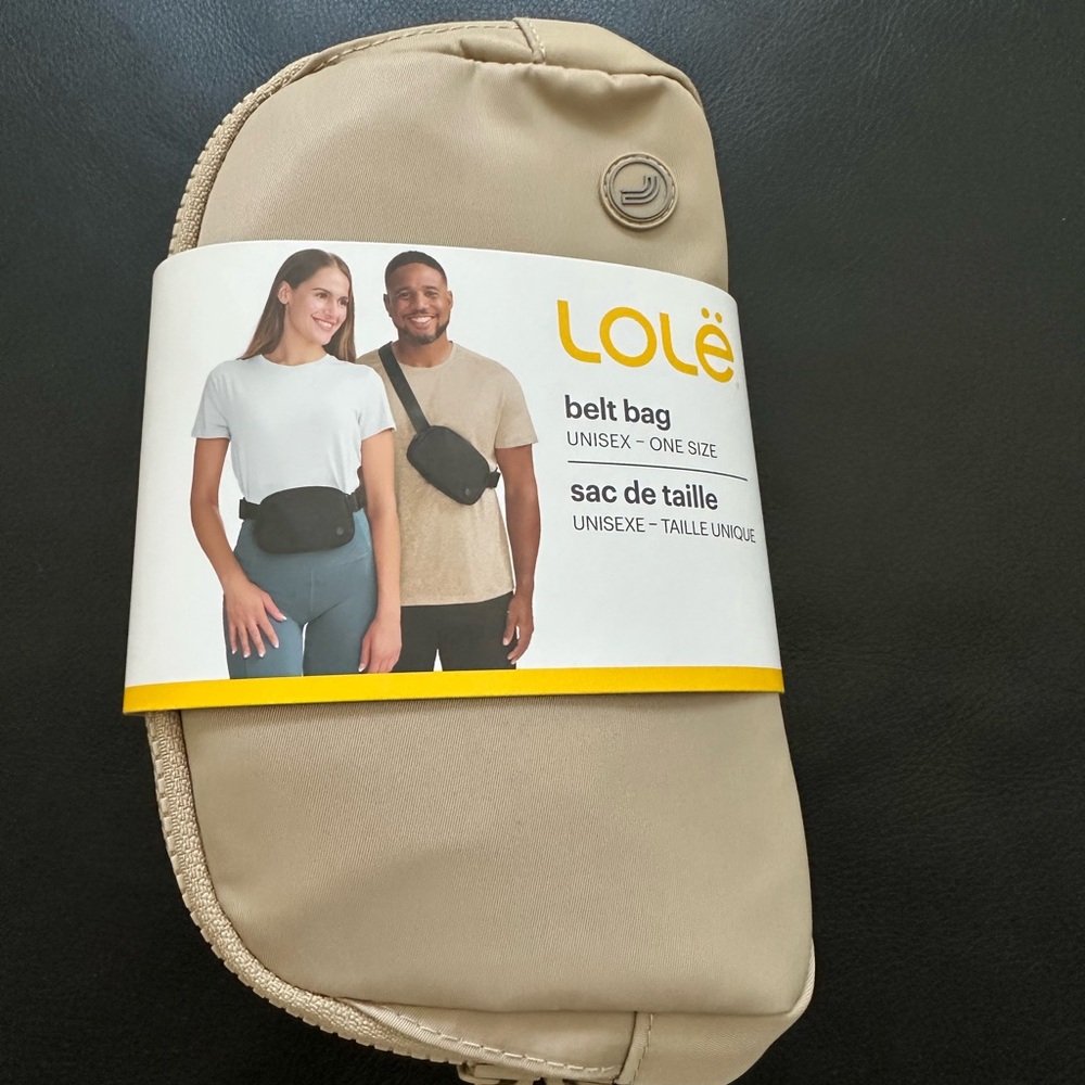 Lole Beige Belt Bag